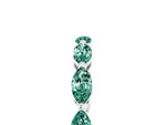 Marquise Green Sapphire Eternity Band in Silver with U-Prong Setting_5