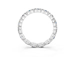 Marquise Moissanite Eternity Band in Platinum with U-Prong Setting_3