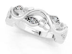 Marquise Moissanite Vine Eternity Band in Platinum with Bezel Setting_1