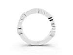 Marquise Moissanite Vine Eternity Band in Platinum with Bezel Setting_3