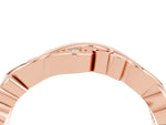 Marquise Moissanite Vine Eternity Band in Rose gold with Bezel Setting_4
