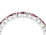 Marquise Morganite Eternity Band in Platinum with U-Prong Setting_4