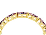Marquise Morganite Eternity Band in Yellow gold with U-Prong Setting_4