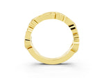 Marquise Morganite Vine Eternity Band in Yellow gold with Bezel Setting_3