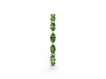 Marquise Peridot Eternity Band in Platinum with U-Prong Setting_2
