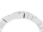 Marquise Peridot Vine Eternity Band in Platinum with Bezel Setting_4