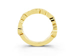 Marquise Peridot Vine Eternity Band in Yellow gold with Bezel Setting_3