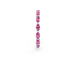 Marquise Pink Sapphire Eternity Band in Platinum with U-Prong Setting_2