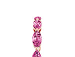 Marquise Pink Sapphire Eternity Band in Rose gold with U-Prong Setting_5