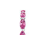 Marquise Pink Sapphire Eternity Band in Silver with U-Prong Setting_5