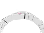 Marquise Pink Sapphire Vine Eternity Band in Platinum with Bezel Setting_4