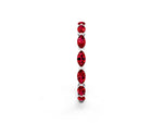 Marquise Ruby Eternity Band in Platinum with U-Prong Setting_2