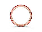 Marquise Ruby Eternity Band in Rose gold with U-Prong Setting_3