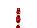 Marquise Ruby Eternity Band in Yellow gold with U-Prong Setting_5