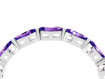 Marquise Tanzanite Eternity Band in Platinum with U-Prong Setting_4