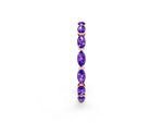 Marquise Tanzanite Eternity Band in Rose gold with U-Prong Setting_2