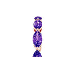Marquise Tanzanite Eternity Band in Rose gold with U-Prong Setting_5