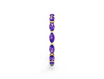 Marquise Tanzanite Eternity Band in Yellow gold with U-Prong Setting_2