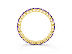 Marquise Tanzanite Eternity Band in Yellow gold with U-Prong Setting_3