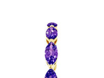 Marquise Tanzanite Eternity Band in Yellow gold with U-Prong Setting_5