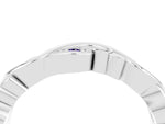 Marquise Tanzanite Vine Eternity Band in White gold with Bezel Setting_4