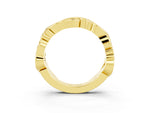 Marquise Tanzanite Vine Eternity Band in Yellow gold with Bezel Setting_3
