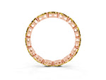 Marquise Yellow Sapphire Eternity Band in Rose gold with U-Prong Setting_3