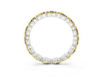 Marquise Yellow Sapphire Eternity Band in White gold with U-Prong Setting_3