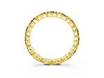 Marquise Yellow Sapphire Eternity Band in Yellow gold with U-Prong Setting_3