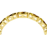 Marquise Yellow Sapphire Eternity Band in Yellow gold with U-Prong Setting_4