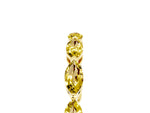 Marquise Yellow Sapphire Eternity Band in Yellow gold with U-Prong Setting_5