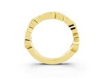 Marquise Yellow Sapphire Vine Eternity Band in Yellow gold with Bezel Setting_3