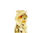 Marquise Yellow Sapphire Vine Eternity Band in Yellow gold with Bezel Setting_5