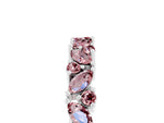 Marquise and Round Morganite Vine Eternity Band in Platinum with Prong Setting_5