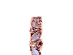 Marquise and Round Morganite Vine Eternity Band in Rose gold with Prong Setting_5