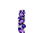 Marquise and Round Tanzanite Vine Eternity Band in Platinum with Prong Setting_5