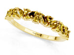 Marquise and Round Yellow Sapphire Vine Eternity Band in Yellow gold with Prong Setting_1
