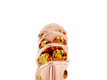Multi-Row Round Citrine Band in Rose gold with Channel Setting_5