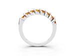 Multi-Row Round Citrine Band in Silver with Channel Setting_3