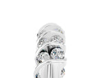 Multi-Row Round Moissanite Band in White gold with Channel Setting_5