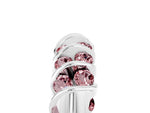 Multi-Row Round Morganite Band in Silver with Channel Setting_5