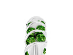 Multi-Row Round Peridot Band in Silver with Channel Setting_5