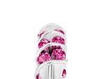 Multi-Row Round Pink Sapphire Band in Silver with Channel Setting_5