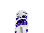 Multi-Row Round Tanzanite Band in Silver with Channel Setting_5
