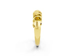 Multi-Row Round Yellow Sapphire Band in Yellow gold with Channel Setting_2