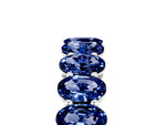 Oval Cut Blue Sapphire Eternity Band in Platinum with Shared Prong Setting_5