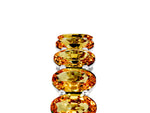 Oval Cut Citrine Eternity Band in Platinum with Shared Prong Setting_5