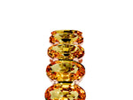 Oval Cut Citrine Eternity Band in Rose gold with Shared Prong Setting_5
