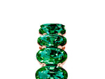 Oval Cut Emerald Eternity Band in Rose gold with Shared Prong Setting_5
