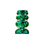 Oval Cut Emerald Eternity Band in White gold with Shared Prong Setting_5